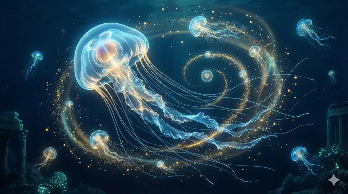 La Medusa Turritopsis Dohrnii: La "Medusa Inmortal" que Revierte su Edad como Benjamin Button