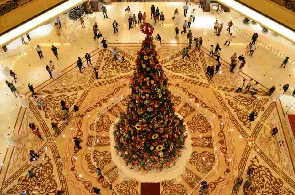 arbol de navidad Emirates Palace Hotel