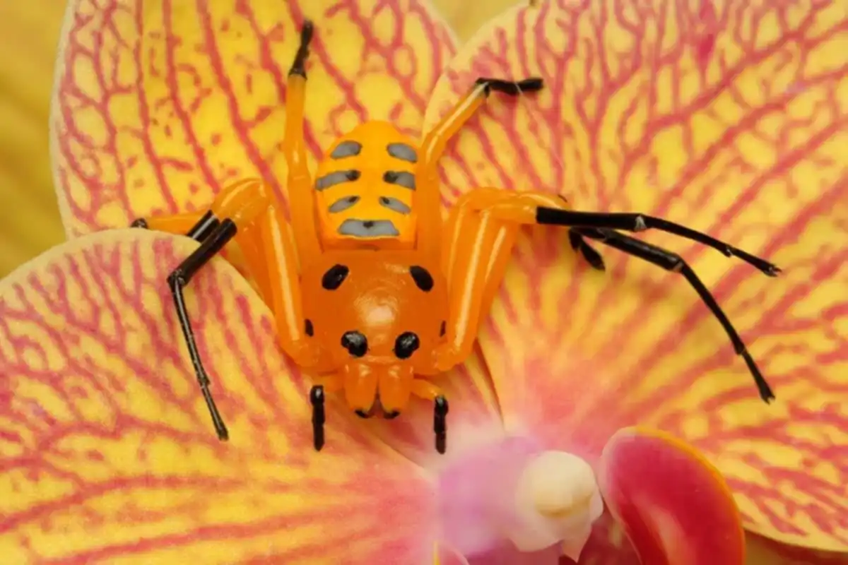 Araña cangrejo de ocho manchas