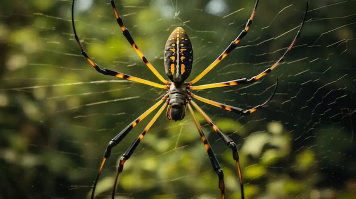 Araña de Seda de Oro (Nephila clavata)