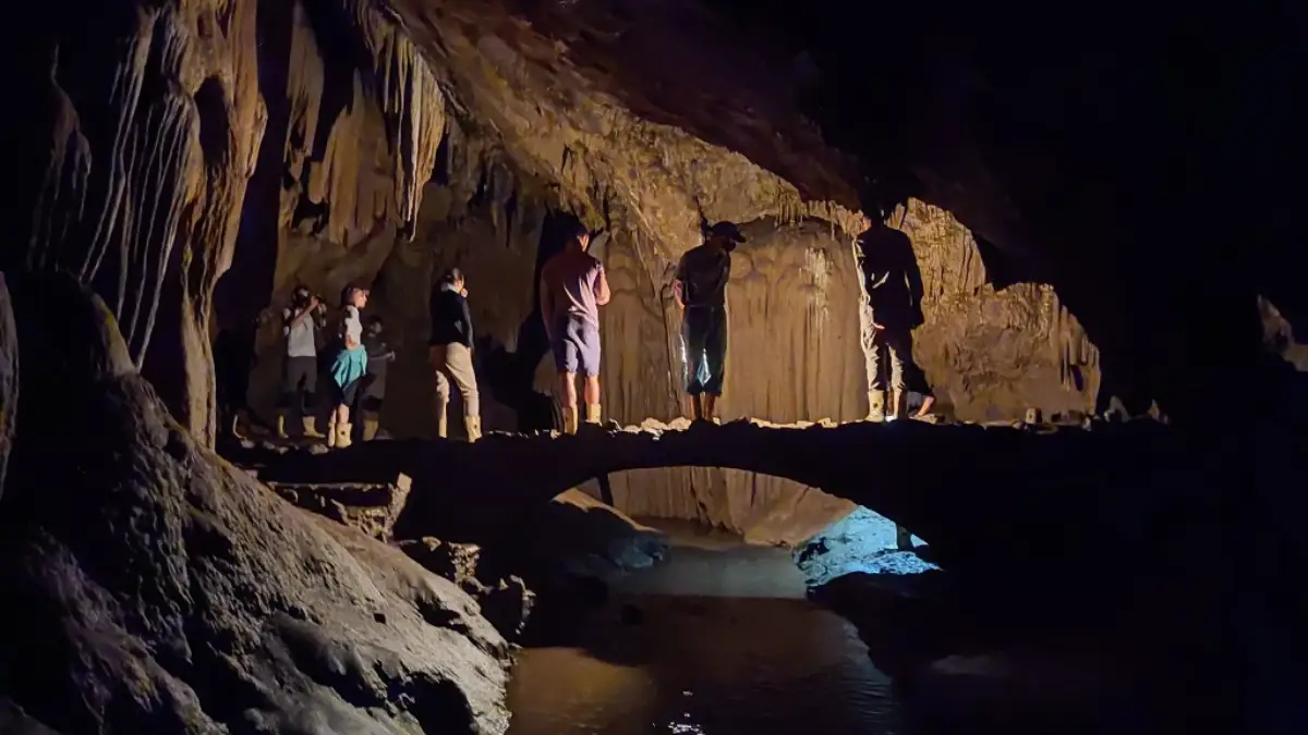 Interior de la Cueva del Guácharo,