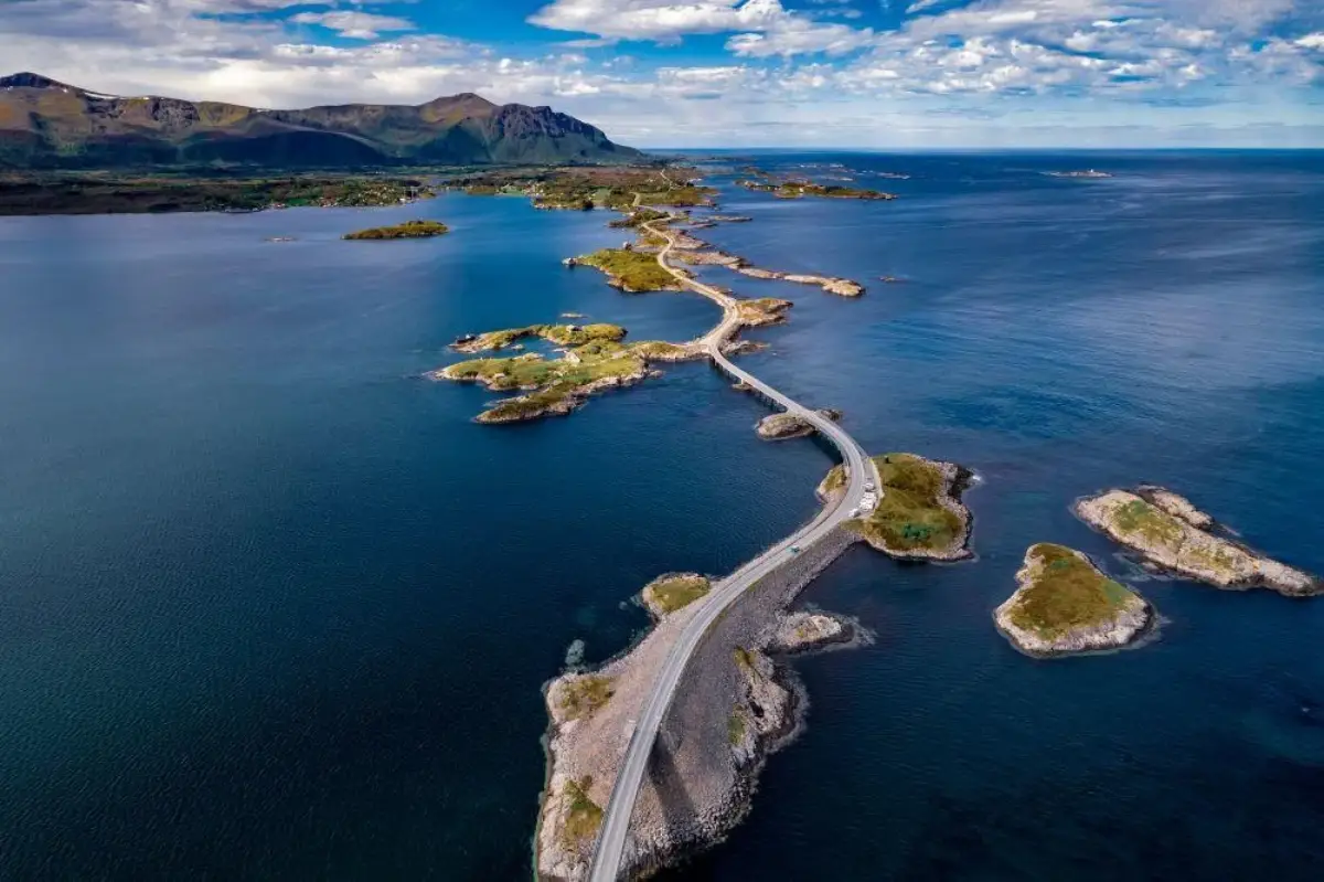 Carretera del Atlántico en Noruega