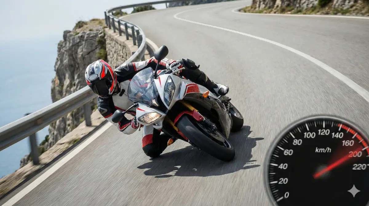 Carreras de Motos en Carretera- La Física No Perdona Un Error De Centímetros