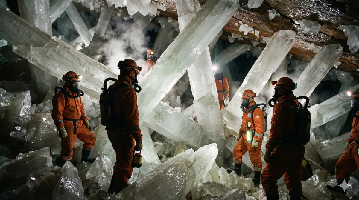 La Cueva de los Cristales Gigantes (México): La Catedral Mortal Donde el Tiempo Se Detuvo