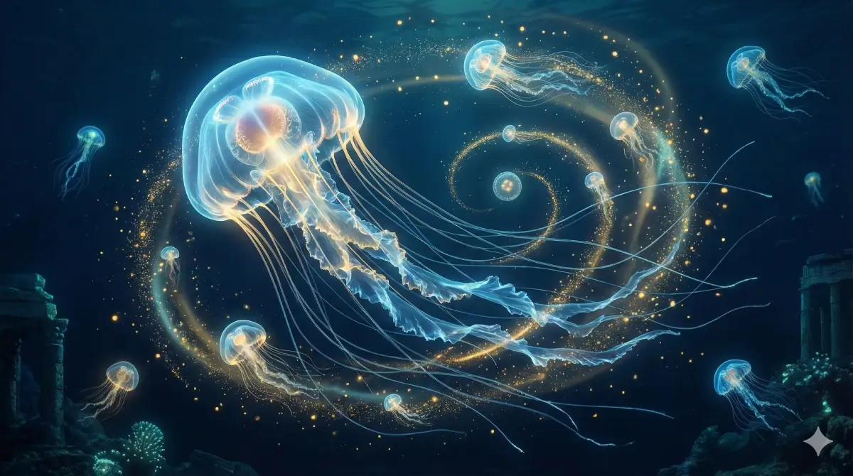 La Medusa Turritopsis Dohrnii: La "Medusa Inmortal" que Revierte su Edad como Benjamin Button