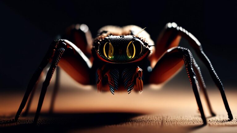 Araña Cara de Ogro (Gladiadora): El depredador que teje una red entre sus patas y se lanza sobre la presa para atraparla como un pescador