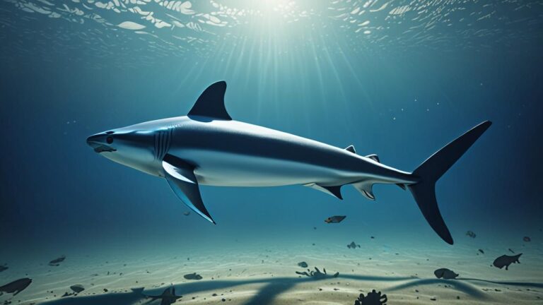Tiburón Zorro: El único tiburón que usa su cola larga como un látigo sónico para aturdir a sus presas