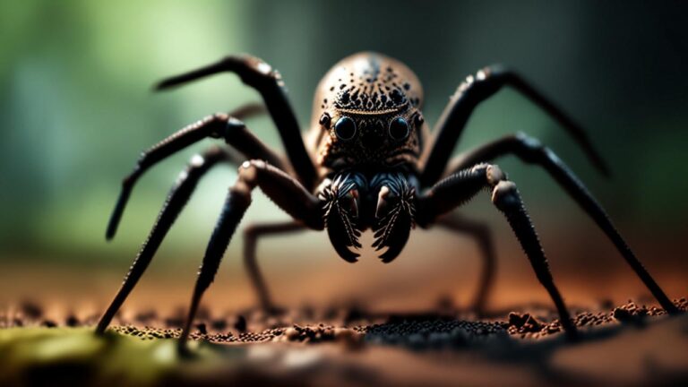Araña Lobo y sus Crías: La madre abnegada que carga a cientos de bebés vivos sobre su espalda y si se caen vuelve por ellos