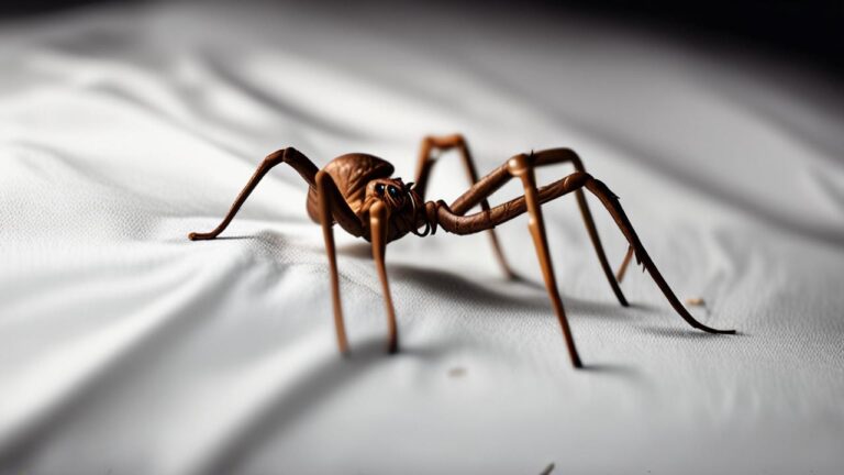 Araña Reclusa Parda (Violinista): La pequeña araña casera cuya picadura indolora necrosa la piel dejando agujeros abiertos en la carne