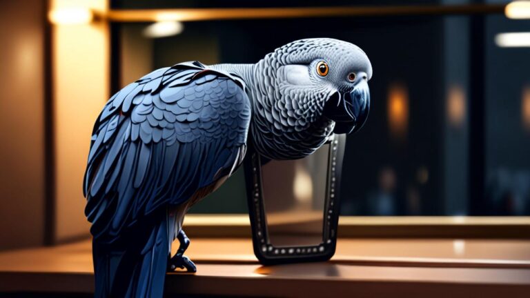 Loro Gris Africano (Alex): El único animal que ha formulado una pregunta existencial sobre sí mismo "¿De qué color soy?"