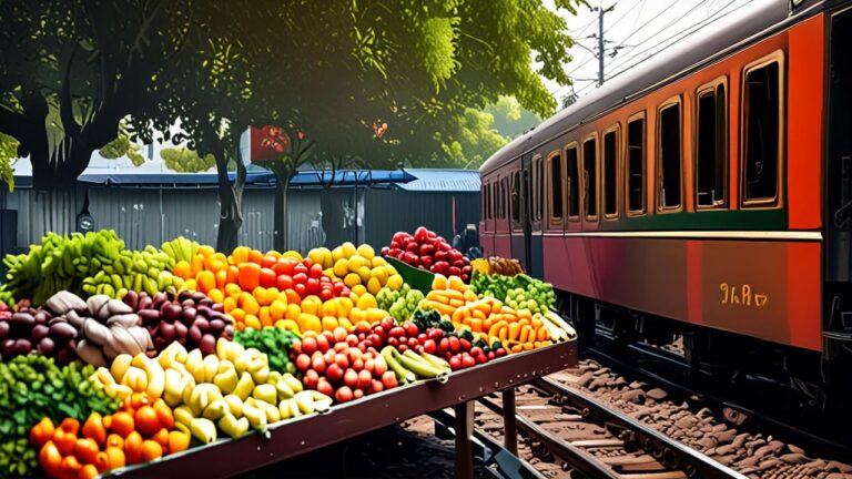 Tren del Mercado de Maeklong: El surrealista mercado en Tailandia donde los vendedores tienen que levantar sus toldos y verduras 8 veces al día para que pase el tren