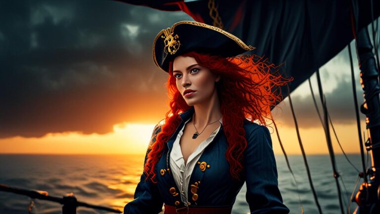 Grace O'Malley: La Reina Pirata Irlandesa del Siglo XVI que Negoció de Igual a Igual con la Reina Isabel I de Inglaterra.