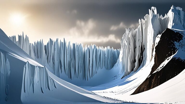 Penitentes de Nieve: Las extrañas cuchillas de hielo de 4 metros de altura que crecen en los Andes apuntando todas hacia el sol