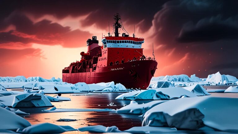 Rompehielos Nuclear Arktika: Los monstruos rusos de propulsión atómica capaces de navegar a través de hielo sólido de 3 metros de espesor para abrir camino