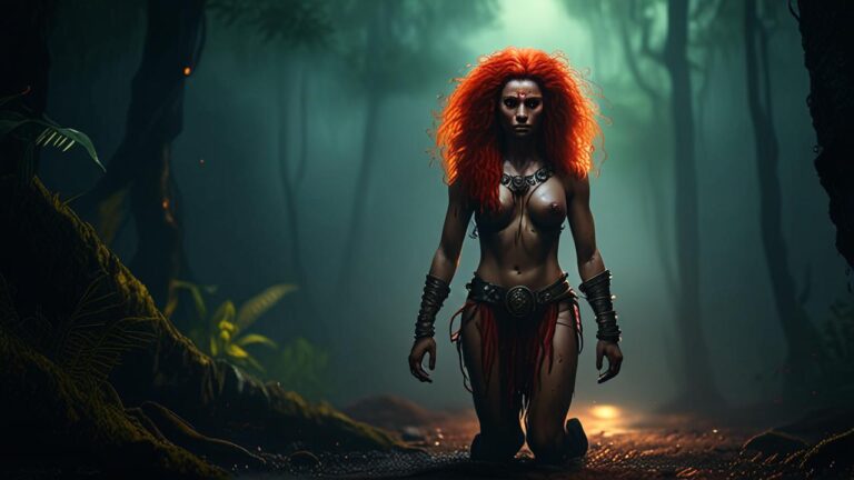 El Curupira: El Guardián de la Selva Amazónica con los Pies Hacia Atrás que Confunde y Castiga a los Cazadores