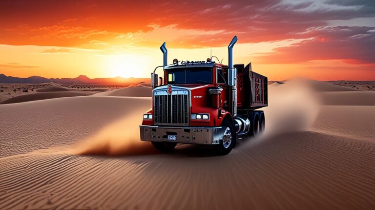 Kenworth 963: El rey del desierto petrolero capaz de arrastrar 200 toneladas por dunas de arena blanda sin atascarse