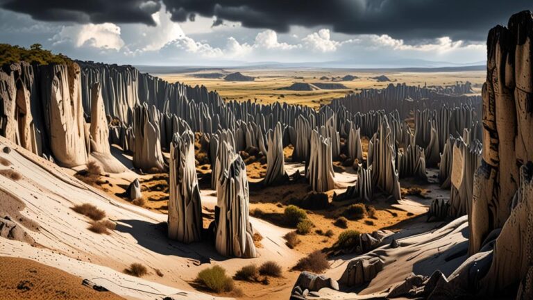 Bosque de Piedra (Madagascar): Los Tsingy donde no hay árboles normales sino agujas de piedra caliza afilada donde crecen raíces imposibles