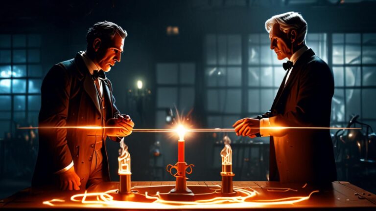 La Guerra de las Corrientes: La Despiadada Batalla entre Thomas Edison y Nikola Tesla por el Futuro de la Electricidad.