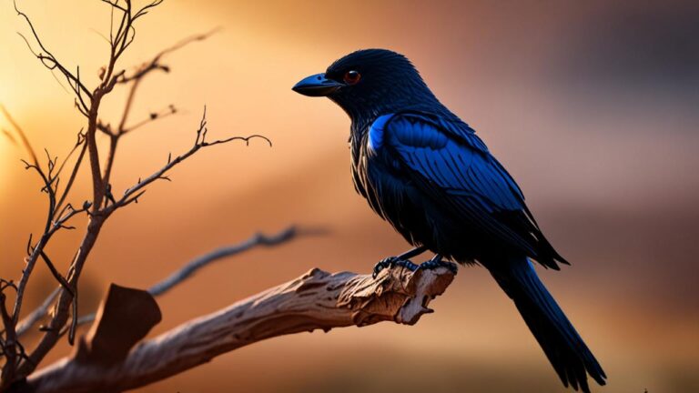 Drongo de Cola de Raqueta: El pájaro mentiroso que imita las alarmas de peligro de otros animales para asustarlos y robarles la comida