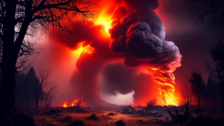 Remolinos de Fuego: El tornado de llamas que se forma durante los incendios forestales y succiona árboles y animales hacia su núcleo ardiente