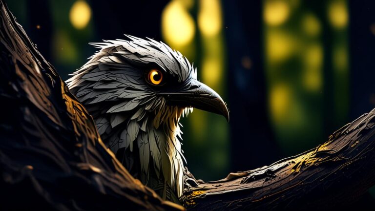 El Urutaú (Pájaro Fantasma): El ave con la cara más extraña del mundo que parece un tronco roto y se ha convertido en un meme de terror