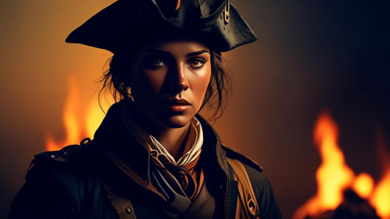 Deborah Sampson: La mujer que se disfrazó de hombre para luchar en la Guerra de Independencia de EE.UU. y fue herida en combate.
