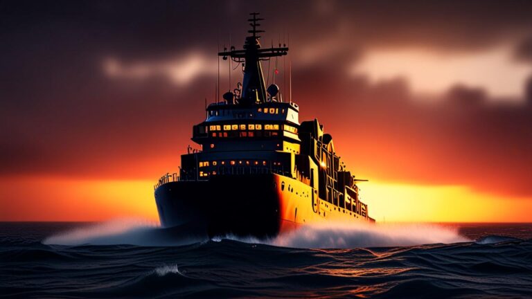 RP FLIP: El extraño barco científico que se inunda a propósito y gira 90 grados para quedarse totalmente vertical como una botella flotando en el mar