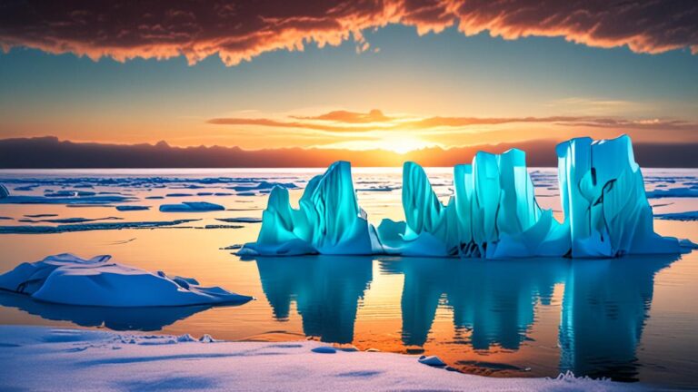 Hielo Turquesa del Baikal: Los bloques de hielo que brillan como joyas preciosas bajo el sol siberiano debido a la pureza extrema del agua
