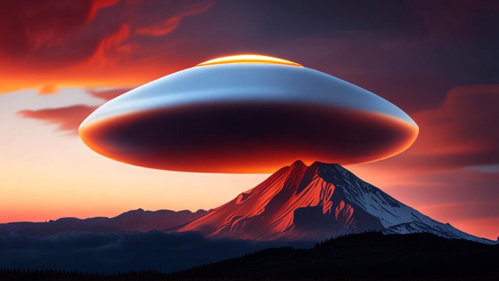 Nubes Lenticulares: Las formaciones nubosas estáticas sobre montañas que son responsables del 90% de los avistamientos de OVNIs